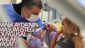Ayda, Sağlık Bakanı Koca’dan oyuncak maymun istedi