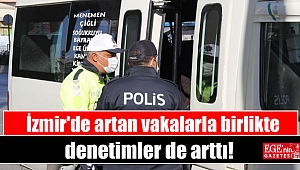 İzmir'de artan vakalarla birlikte denetimler de arttı