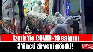İzmir'de salgın 3'üncü zirveyi gördü