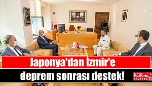 Japonya'dan İzmir'e deprem desteği