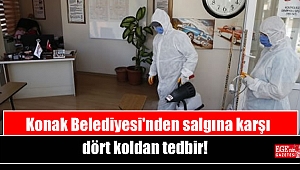 Konak Belediyesi'nden salgına karşı dört koldan tedbir