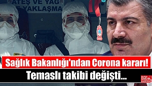 Sağlık Bakanlığı'ndan Corona kararı