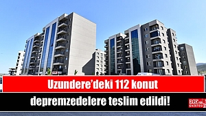 Uzundere’deki 112 konut depremzedelere teslim edildi