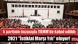 5 partinin imzasıyla TBMM'de kabul edildi: 2021