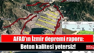 AFAD'ın İzmir depremi raporu: Beton kalitesi yetersiz
