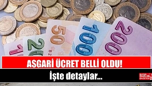 Asgari ücret belli oldu