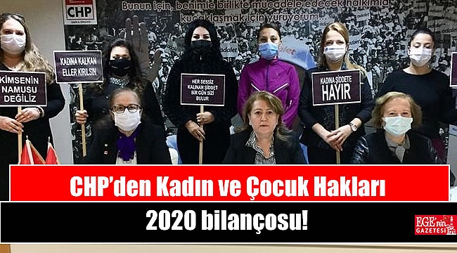 CHP'den Kadın ve Çocuk Hakları 2020 bilançosu