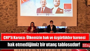 CHP’li Karaca: Ülkemizin hak ve özgürlükler karnesi hak etmediğimiz bir utanç tablosudur