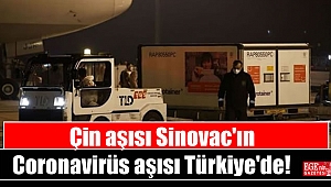 Çin aşısı Sinovac'ın Coronavirüs aşısı Türkiye'de