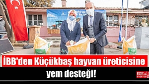 İBB'den Küçükbaş hayvan üreticisine yem desteği