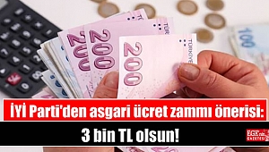 İYİ Parti'den asgari ücret zammı önerisi: 3 bin TL olsun