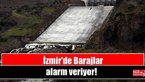 İzmir’de Barajlar alarm veriyor