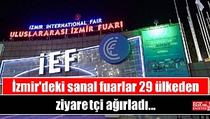 İzmir'deki sanal fuarlar 29 ülkeden ziyaretçi ağırladı