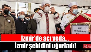 İzmir şehidini uğurladı