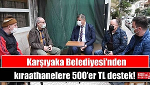 Karşıyaka Belediyesi’nden kıraathanelere 500’er TL destek