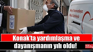 Konak'ta yardımlaşma ve dayanışmanın yılı oldu