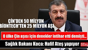 O ülke Çin aşısı için denekler intihar etti demişti, Sağlık Bakanı Koca: Hafif Ateş yapıyor