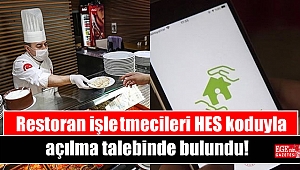 Restoran işletmecileri HES koduyla açılma talebinde bulundu