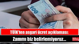 TÜİK'ten asgari ücret açıklaması: Zammı biz belirlemiyoruz