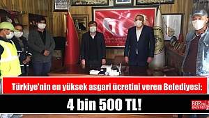 Türkiye'nin en yüksek asgari ücretini veren Belediyesi: 4 bin 500 TL