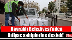 Bayraklı Belediyesi'nden ihtiyaç sahiplerine destek
