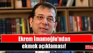 Ekrem İmamoğlu'ndan ekmek açıklaması