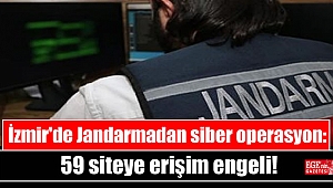 İzmir'de Jandarmadan siber operasyon: 59 siteye erişim engeli