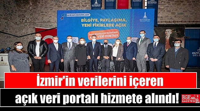 İzmir'in verilerini içeren açık veri portalı hizmete alındı