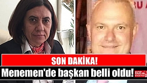 Menemen'de Başkan belli oldu