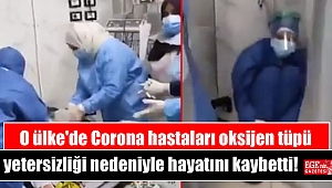 O ülke'de Corona hastaları oksijen tüpü yetersizliği nedeniyle hayatını kaybetti