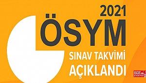 ÖSYM'den 2021 sınav takvimi açıklaması: KPSS, ALES, DGS, YDS, MSÜ, YÖKDİL ve YKS