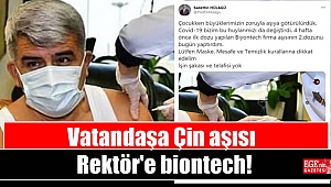 Sadettin Hülagü sosyal medyadan paylaştı: Biontech aşısı yaptırdım