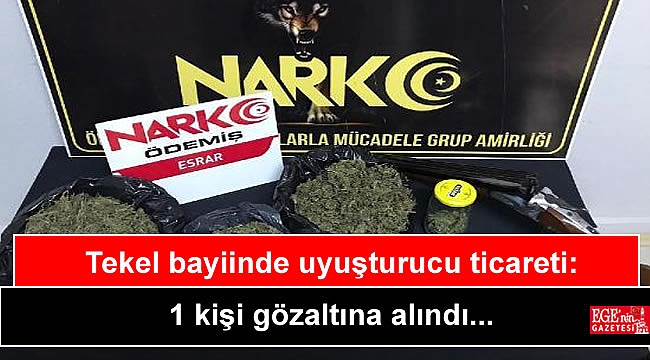 Tekel bayiinde uyuşturucu ticareti: 1 kişi gözaltına alındı