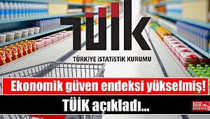 TÜİK açıkladı: Ekonomik güven endeksi yükselmiş