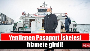 Yenilenen Pasaport İskelesi hizmete girdi