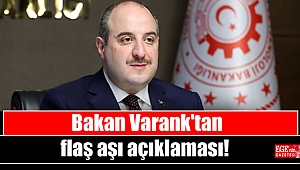 Bakan Varank'tan flaş aşı açıklaması