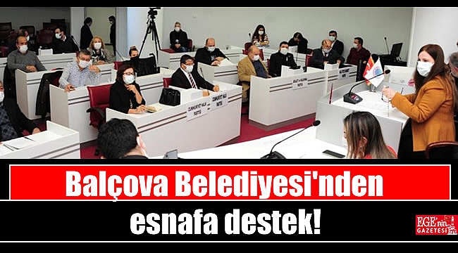 Balçova Belediyesi'nden esnafa destek