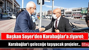 Başkan Soyer'den Karabağlar'a ziyaret: Karabağlar’ı geleceğe taşıyacak projeler