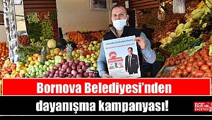 Bornova Belediyesi’nden dayanışma kampanyası