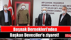 Boşnak Dernekleri'nden Başkan Deveciler'e ziyaret