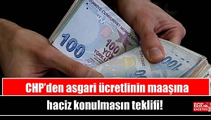 CHP'den asgari ücretlinin maaşına haciz konulmasın teklifi