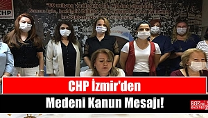 CHP İzmir'den Medeni Kanun Mesajı