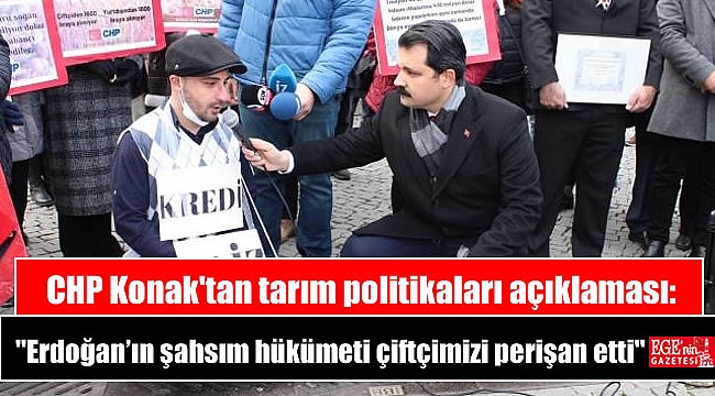 CHP Konak'tan tarım politikaları açıklaması