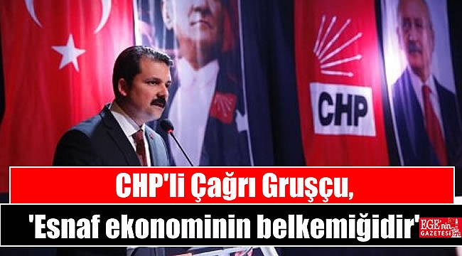 CHP'li Gruşçu, 'Esnaf ekonominin belkemiğidir'