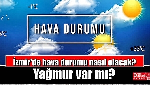 İzmir'de hava durumu nasıl olacak