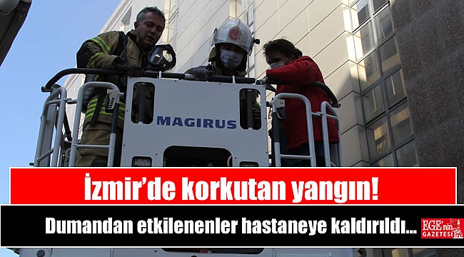İzmir'de korkutan yangın