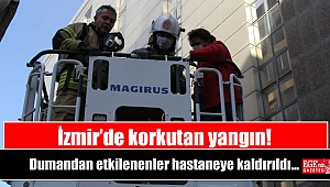 İzmir'de korkutan yangın