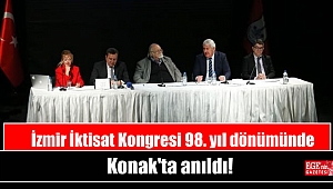 İzmir İktisat Kongresi 98. yıldönümünde Konak'ta anıldı