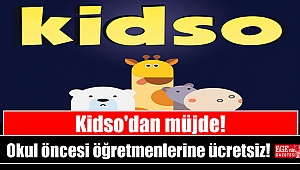 Kidso'dan müjde: Okul öncesi öğretmenlerine ücretsiz