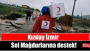 Kızılay İzmir Sel Mağdurlarına destek